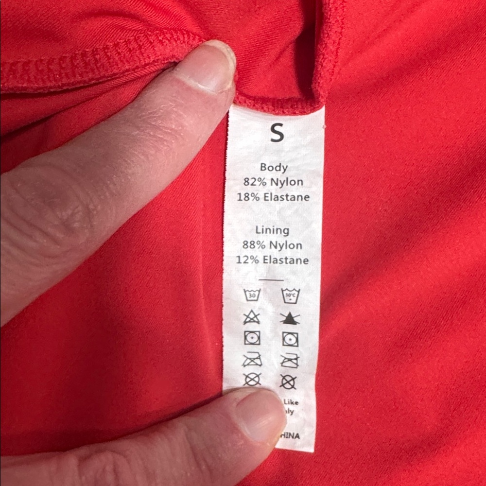 HALARA size Small Red Backless Twisted Active Dress - Picture 9 of 12